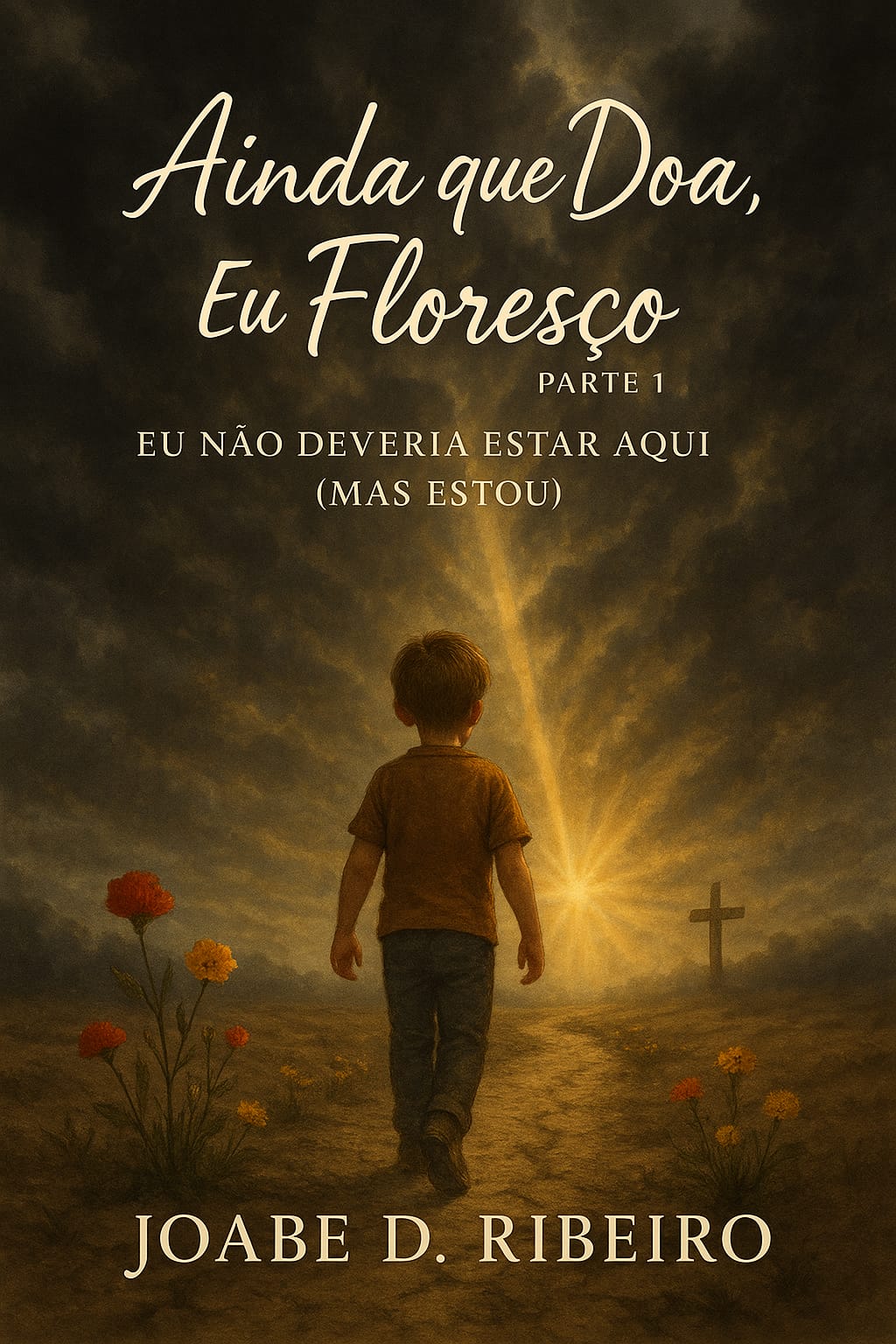 Capa do livro Ainda que Doa, Eu Floresço, de Joabe D. Ribeiro